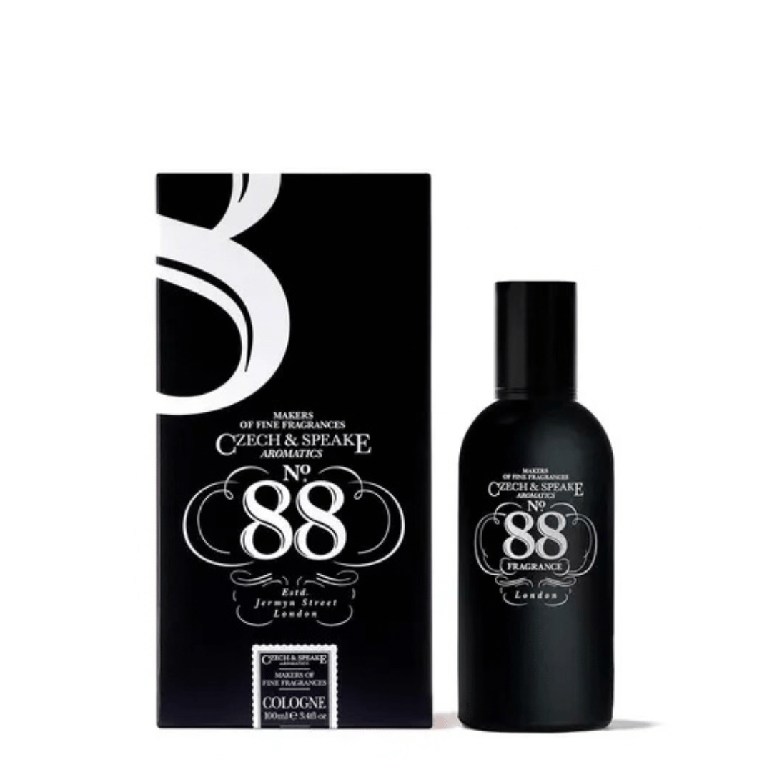Czech & Speake – NO.88 Cologne Nischenduft im schwarzen Flakom mit der Box präsentiert bei scent amor Deinem Fachmann für feine Nischendüfte