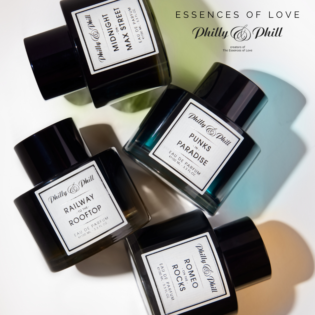 Mood Aufnahmen mit 4 Flakons bei scent amor deinem Fachmann für Nischenparfum