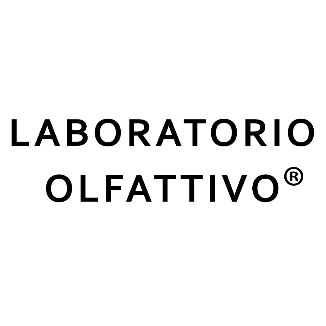 Der Schriftzug "LABORATORIO OLFATTIVO®" in fetten schwarzen Großbuchstaben auf weißem Hintergrund.