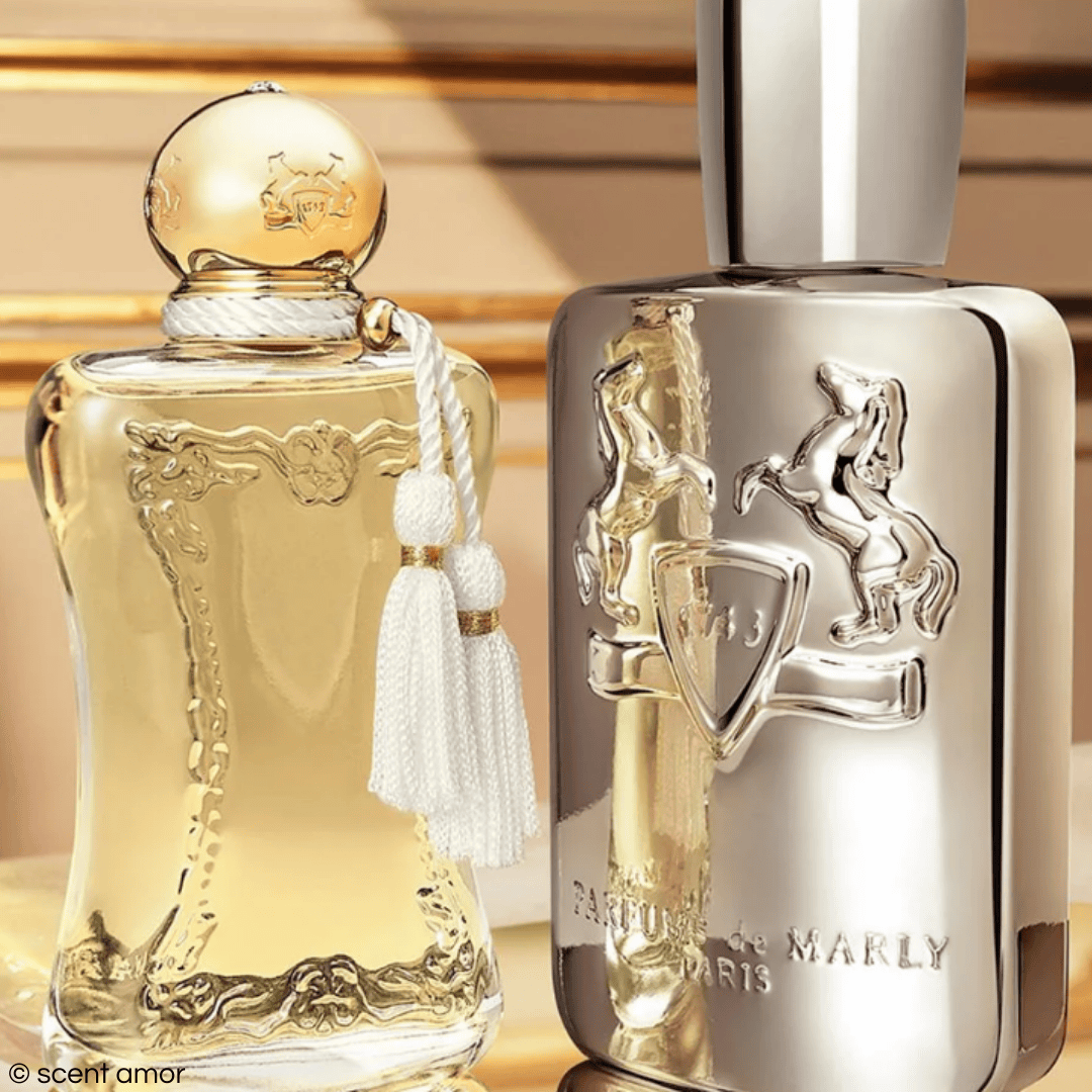 Parfums de Marly 2 Flakon gold silber scent amor