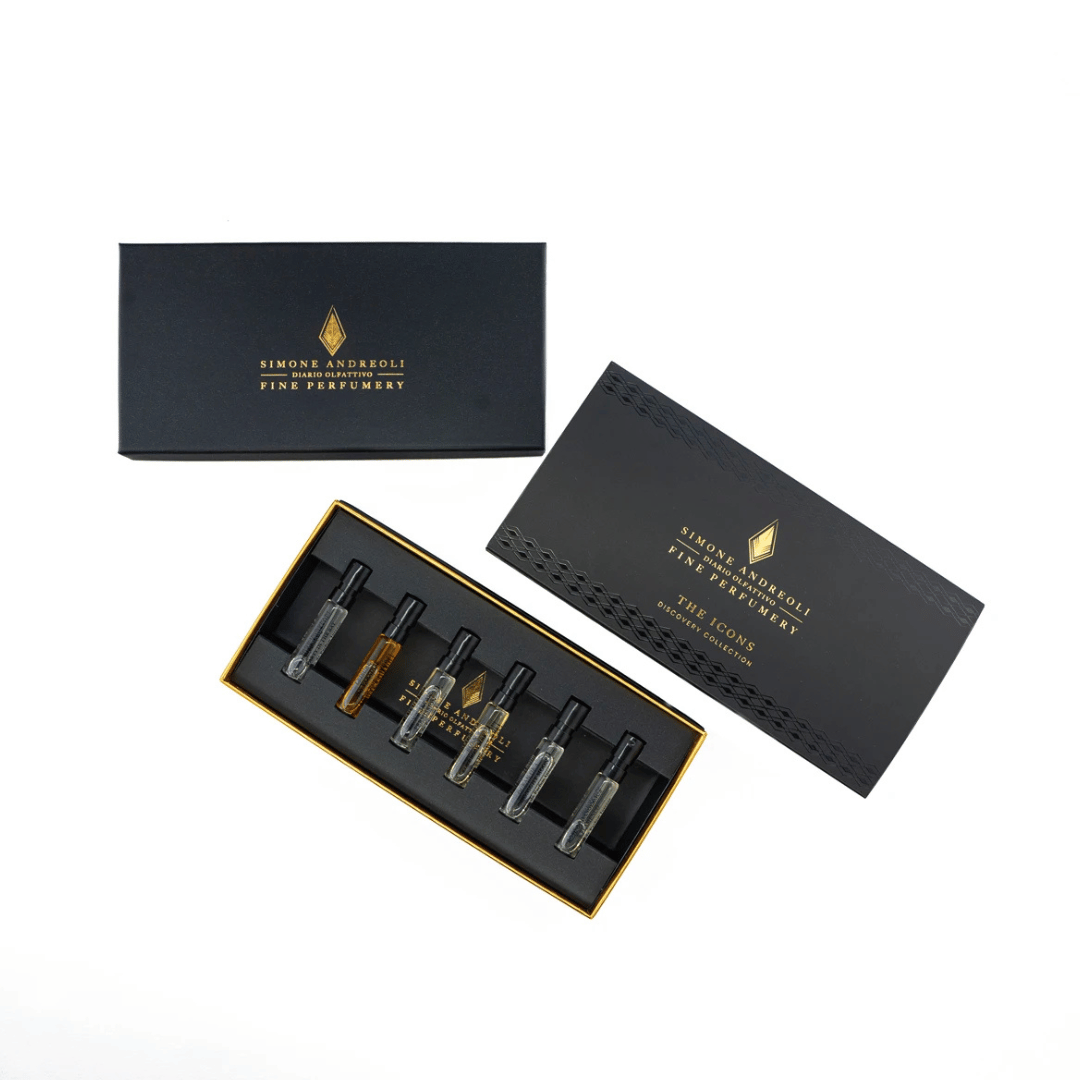 Simone Andreoli DISCOVERY KIT THE ICONS Eau de Parfum Intense bei scent amor präsentiert deinem Fachmann für feine Nischenparfums 3 Teile