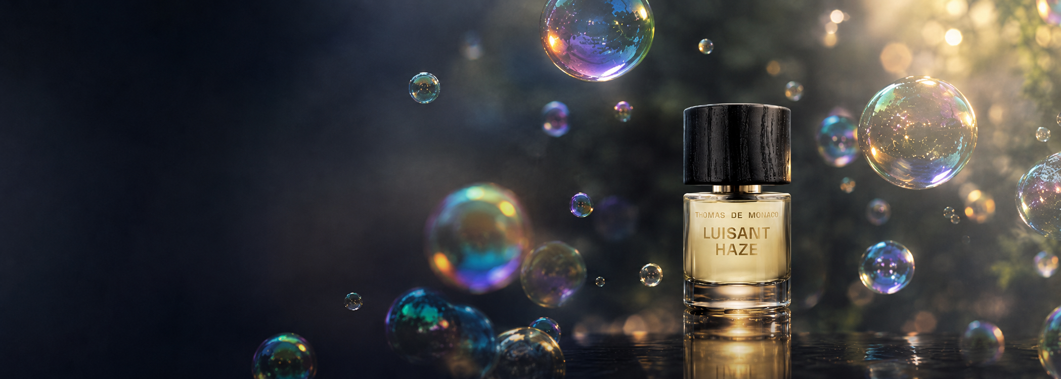 Thomas de Monaco – LUISANT HAZE – Extrait de Parfum Nischenduft mit Seifenblasen. LUISANT HAZE von Thomas de Monaco bei scent amor deinem Fachmann für Nischenparfum