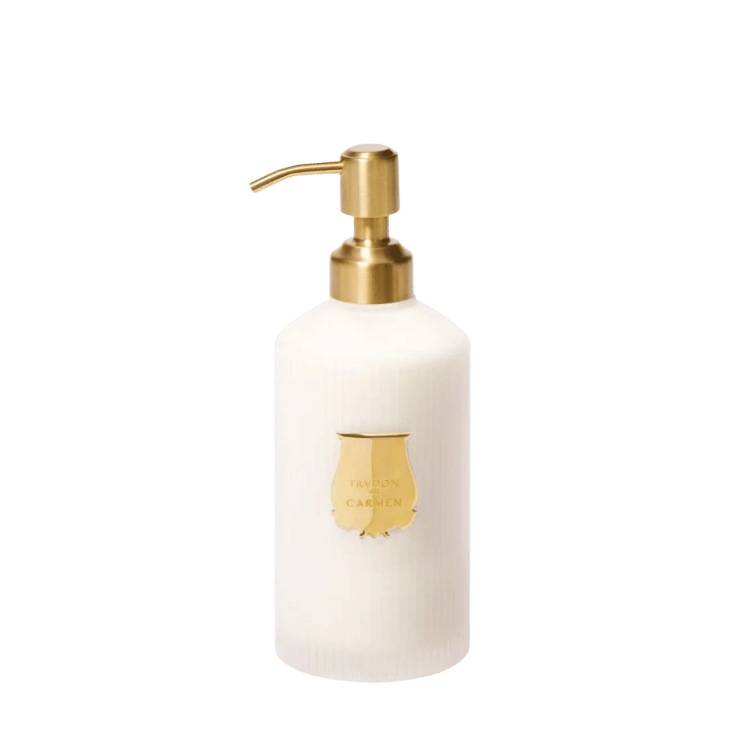 Trudon CARMEN Parfümierte Handlotion freigestellt präsentiert bei sent amor deinem Fachmann für die besten Nischendüfte und feine Kosmetik