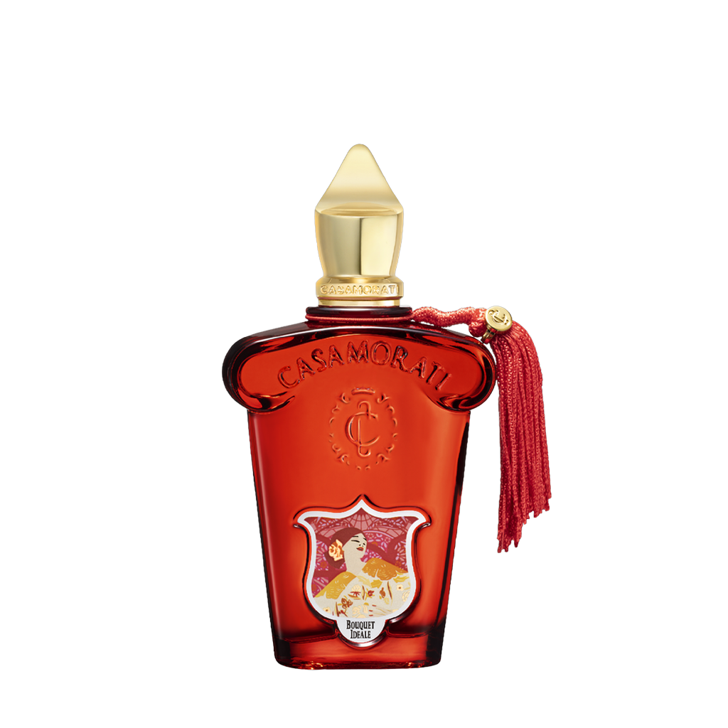 Freigestellter Flakon von Xerjoff Bouquet Ideale Eau de Parfum – ein sinnlich-würziger Nischenduft mit Vanille aus der Casamorati-Kollektion, jetzt bei scent amor entdecken