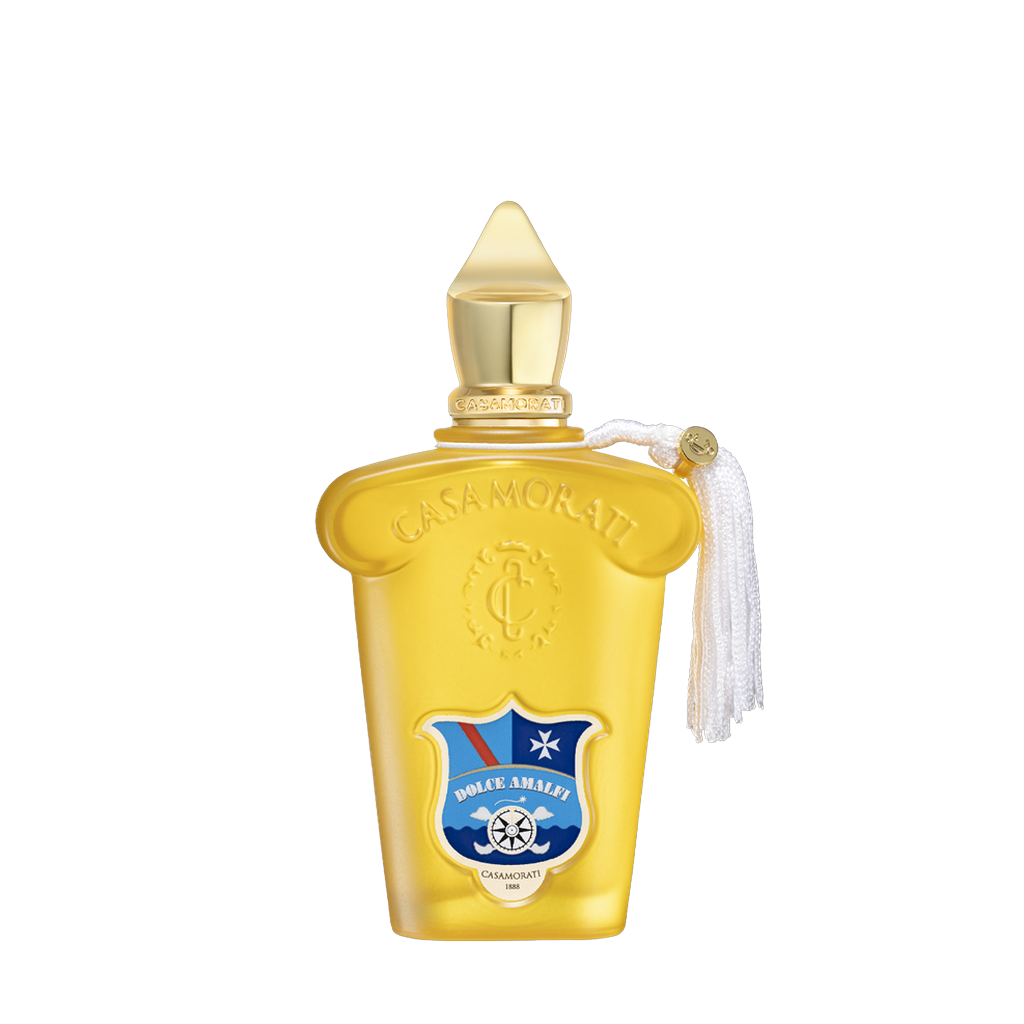 Xerjoff Dolce Amalfi Eau de Parfum – der freigestellte Flakon dieses warm-fruchtigen Nischendufts aus der Casamorati-Kollektion lädt bei scent amor zum Träumen ein