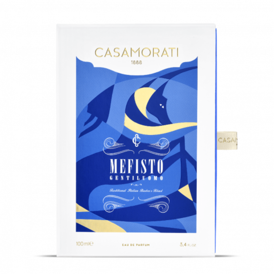 Verpackung von Xerjoff Mefisto Gentiluomo Eau de Parfum – luxuriöser Nischenduft in klassisch italienischem Stil, jetzt bei scent amor stilvoll finden