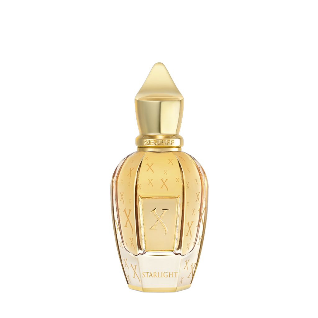 Freigestellter Flakon von Xerjoff Starlight Eau de Parfum – ein würzig-warmer Nischenduft mit strahlender Eleganz aus der Spotlight Collection, jetzt bei scent amor entdecken