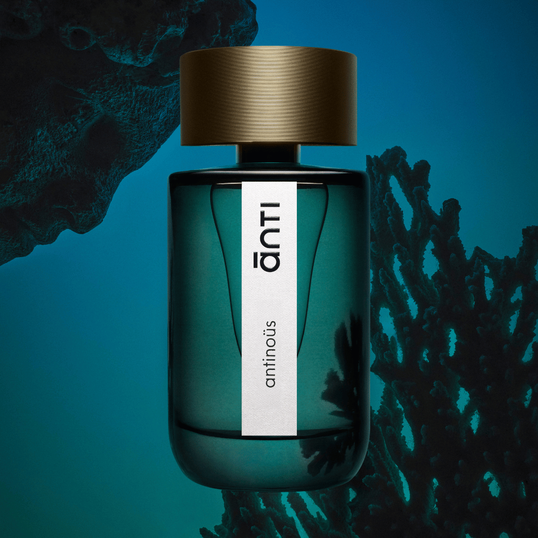 anti parfum ANTINOUS Mood im Wasser mit Korallen bei scent amor Deinem Fachmann für feinste Nischendüfte