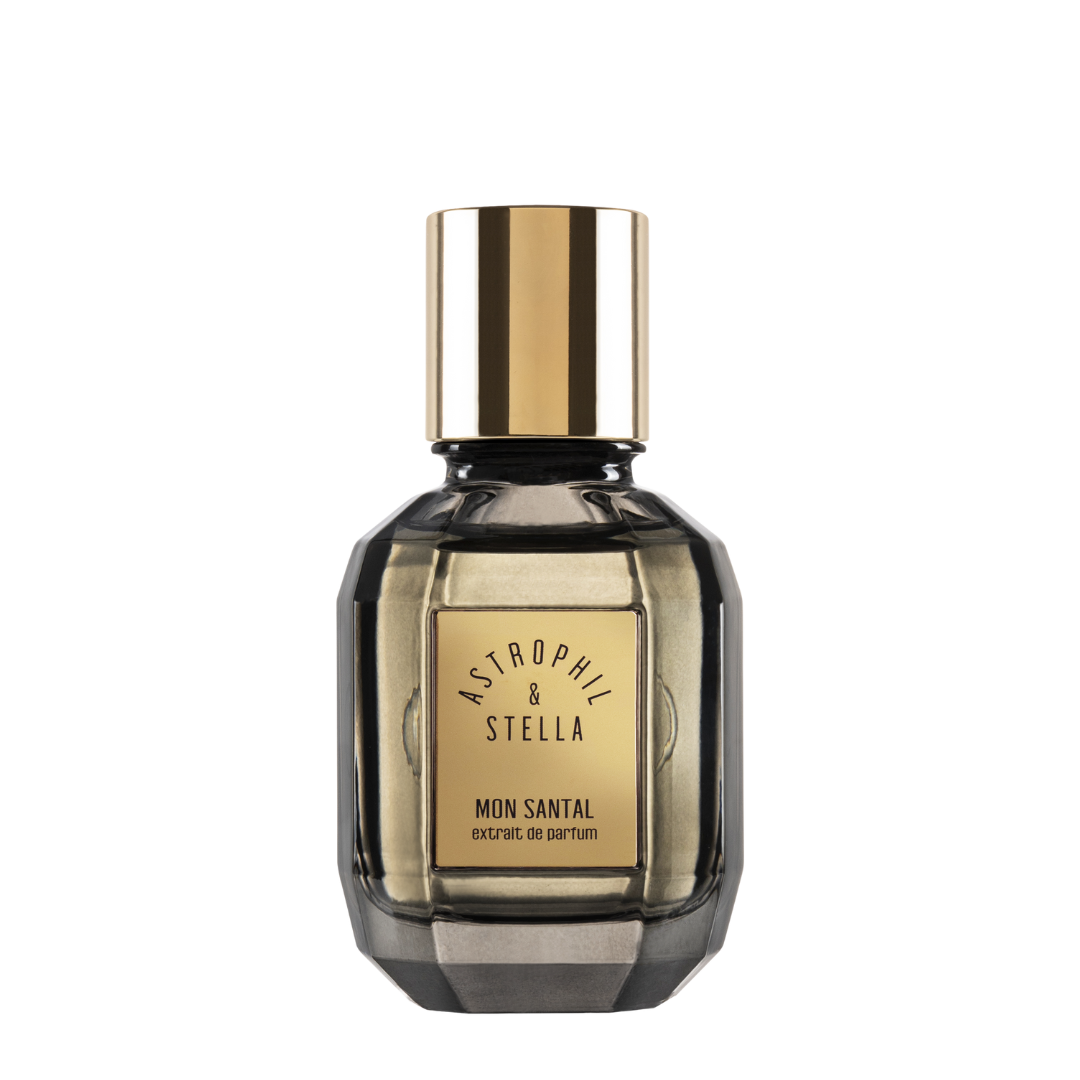 Freigestellter Flakon von Astrophil & Stella Mon Santal Extrait de Parfum – eleganter Nischenduft mit cremigem Sandelholz bei scent amor entdecken