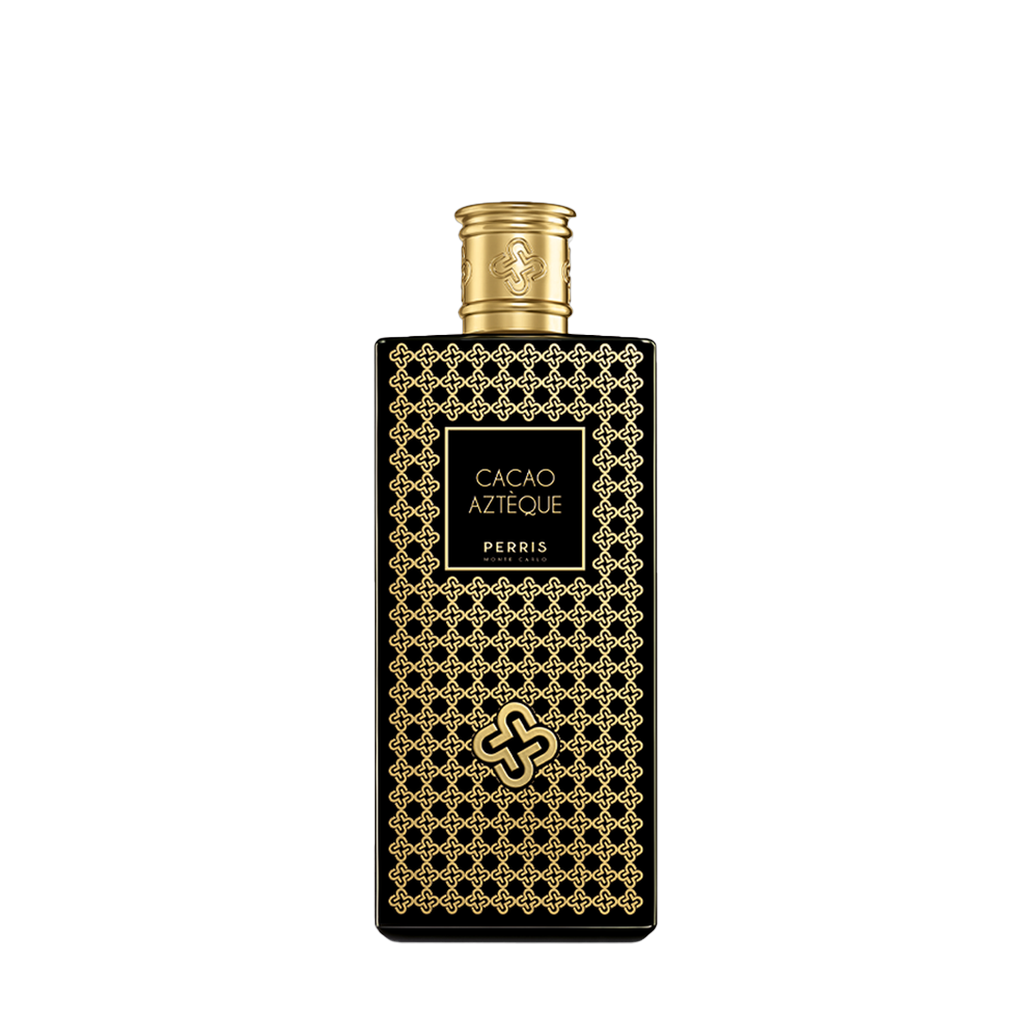 Perris Monte Carlo CACAO AZTÈQUE Eau de Parfum Flakon freigestellt frontal scent amor