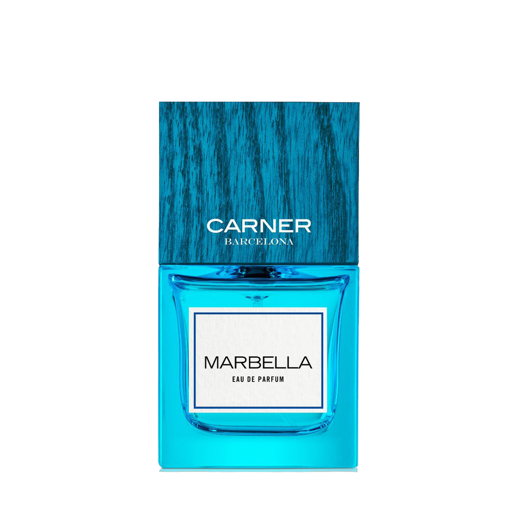 Carner Barcelona Dream Collection MARBELLA Eau de Parfum Flakon freigestellt frontal scent amor