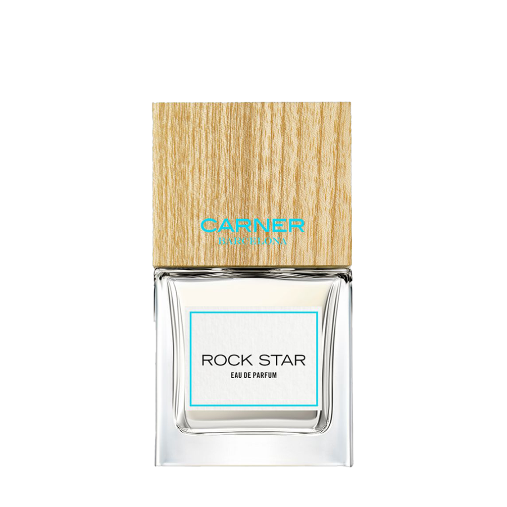 Carner Barcelona Mediterranean Collection ROCK STAR Eau de Parfum Flakon freigestellt frontal scent amor