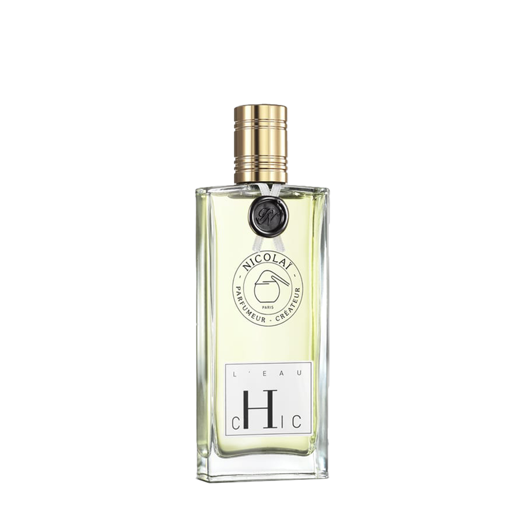 Nicolaï L'EAU CHIC Eau Fraiche Flakon freigestellt frontal scent amor