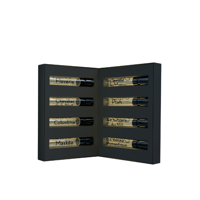 Ciro Inspiration Set Eau de Parfum, luxuriöses Duftset mit mehreren eleganten Probeflakons in stilvoller Präsentation, vielseitig und hochwertig, erhältlich bei scent amor.
