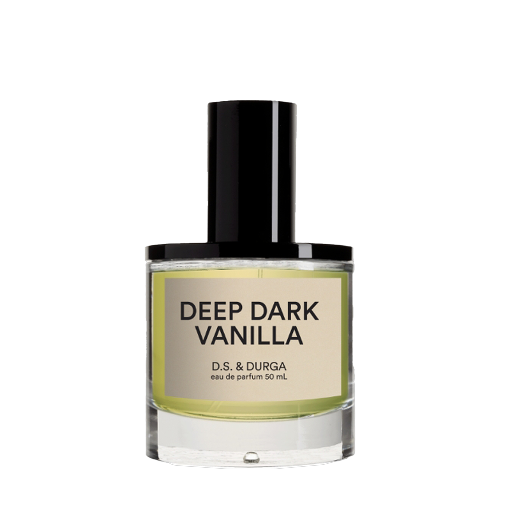 D.S. & Durga DEEP DARK VANILLA Eau de Parfum scent amor Flakon freigestellt fronatl
