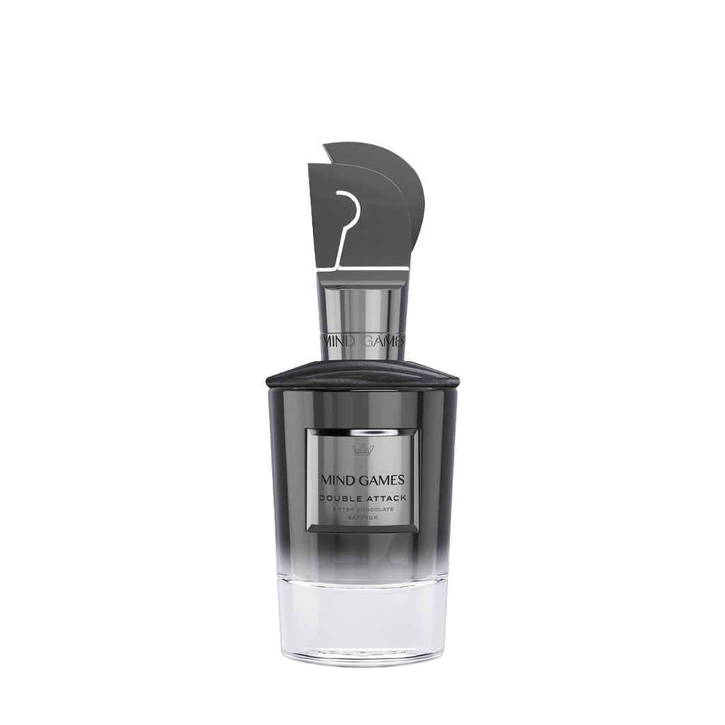 Flakon eines Nischenduftes aus der Kollektion von Mind Games bei scent amor ihrem Spezialisten für Unisex und Nischendüfte