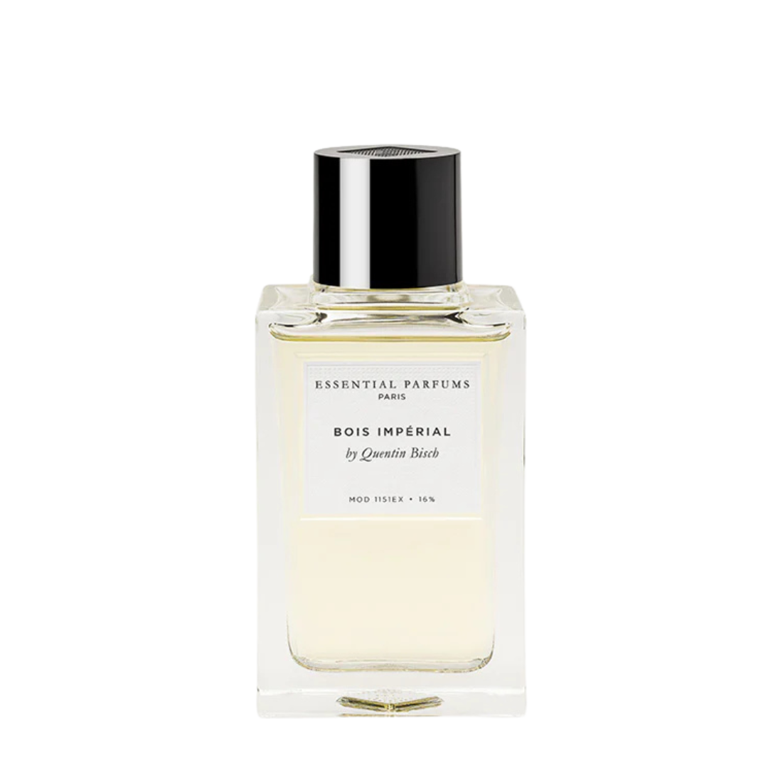 Freigestellter Flakon von Essential Parfums Bois Impérial Eau de Parfum by Quentin Bisch – kraftvoller Nischenduft mit holziger Eleganz bei scent amor entdecken