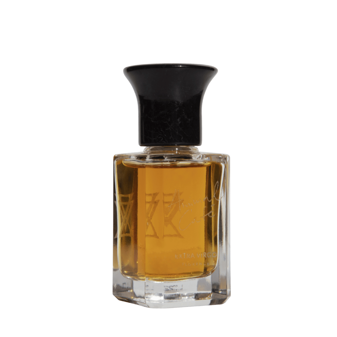 Extra Virgo ANIMAL CAFE Extrait de Parfum Nischenduft Flakon freigestellt bei scent amor Deinem Fachmann für feine Nischenparfums