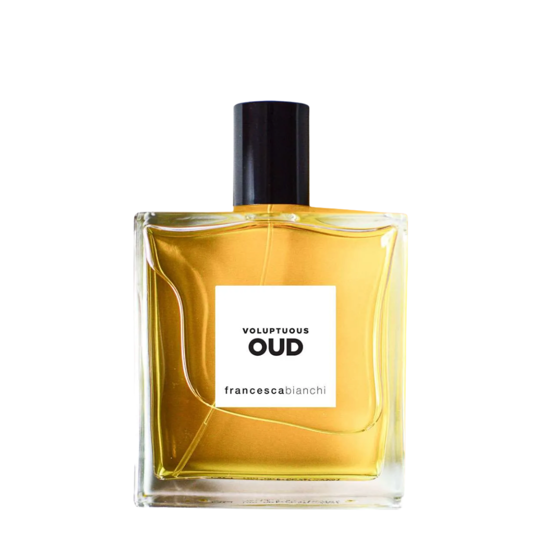 Freigestellter Flakon von Francesca Bianchi Voluptuous Oud Extrait de Parfum – jetzt bei scent amor entdecken
