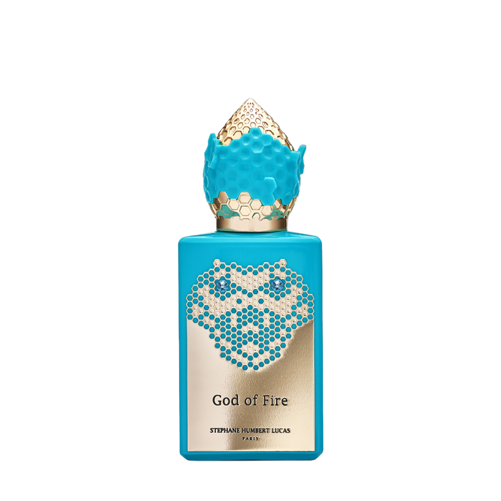 Flakon von God of Fire – leuchtend-türkiser Nischenduft von Stéphane Humbert Lucas bei scent amor kaufen