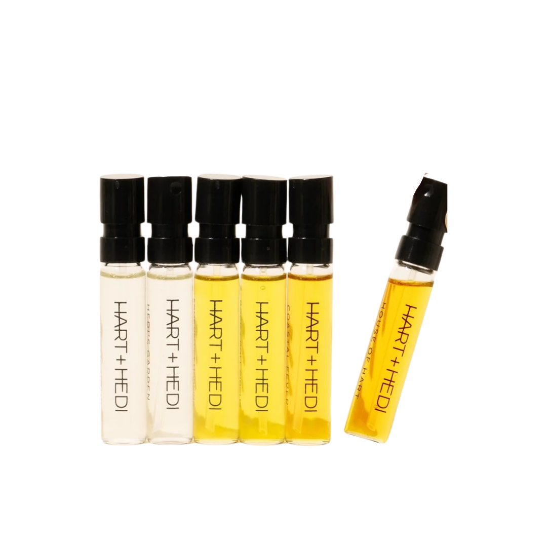 Hart + Hedi Discovery Set Eau de Parfum – Proben freigestellt, stilvolles Set edler Nischendüfte bei scent amor entdecken