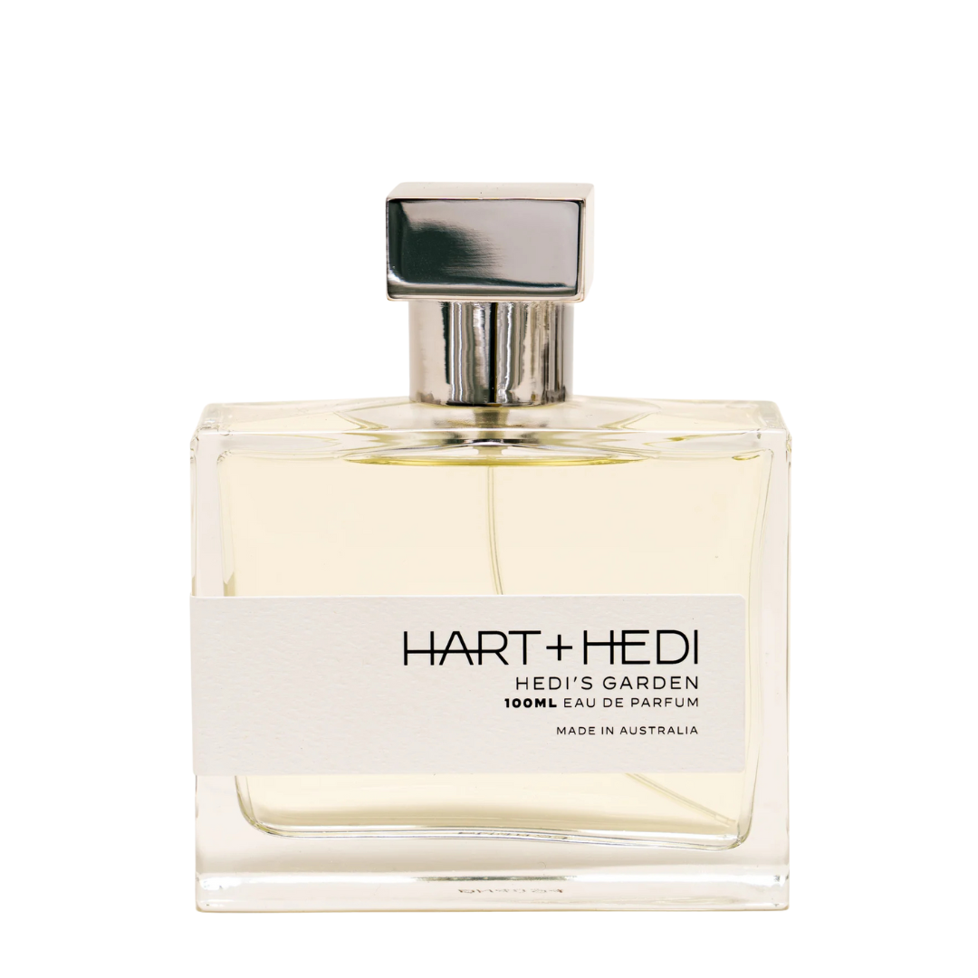 Freigestellter Flakon von Hart + Hedi Hedi’s Garden Eau de Parfum – floraler Nischenduft voller Eleganz bei scent amor entdecken