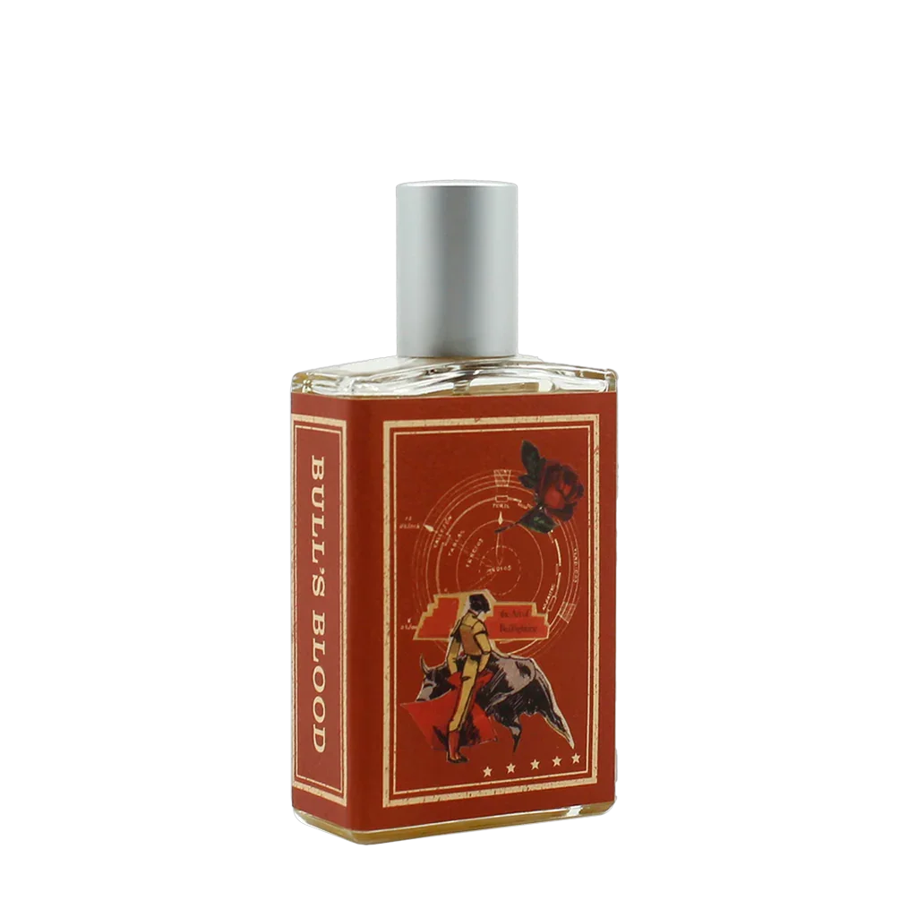 Freigestellter Flakon von Imaginary Authors BULLS BLOOD Eau de Parfum – sinnlicher Unisexduft mit warmer Tiefe bei scent amor entdecken