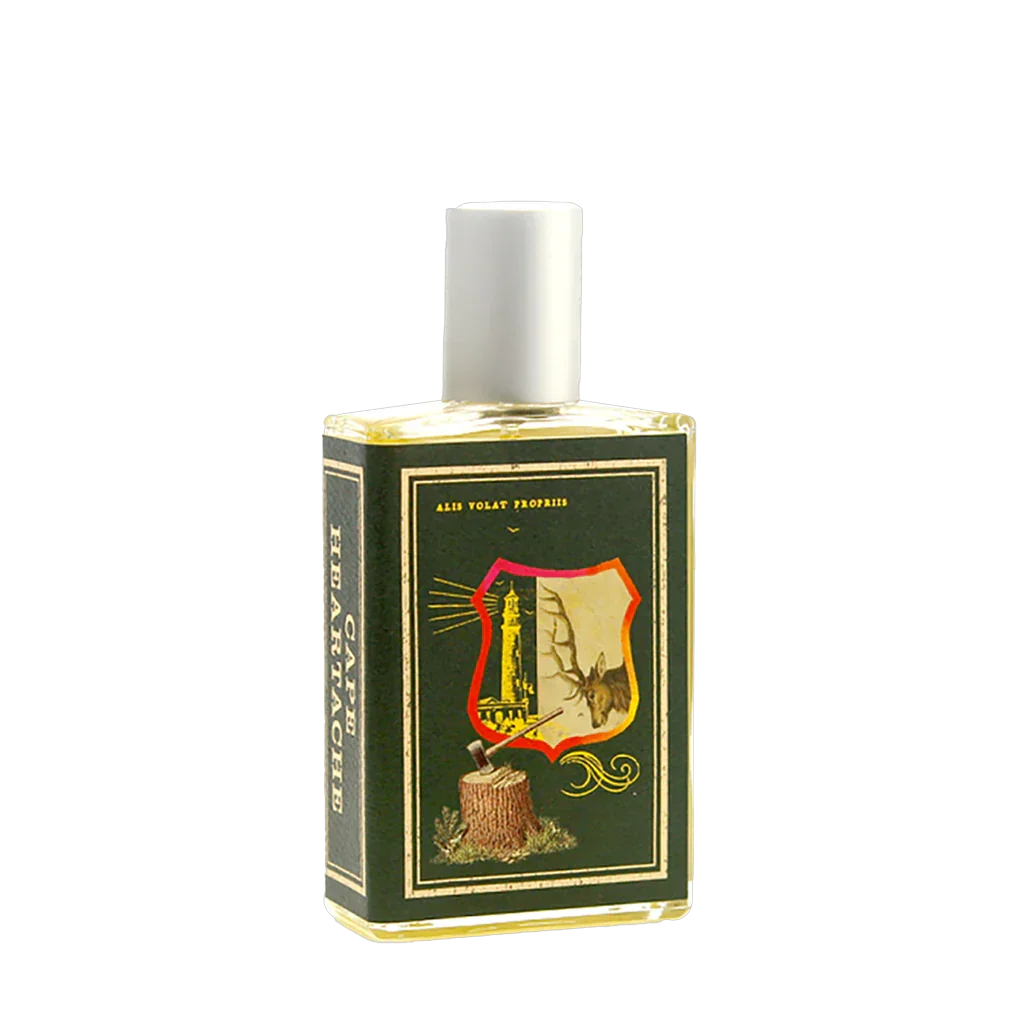 Freigestellter Flakon von Imaginary Authors CAPE HEARTACHE Eau de Parfum – holziger Unisexduft mit Tannennadeln und wilder Erdbeere bei scent amor entdecken