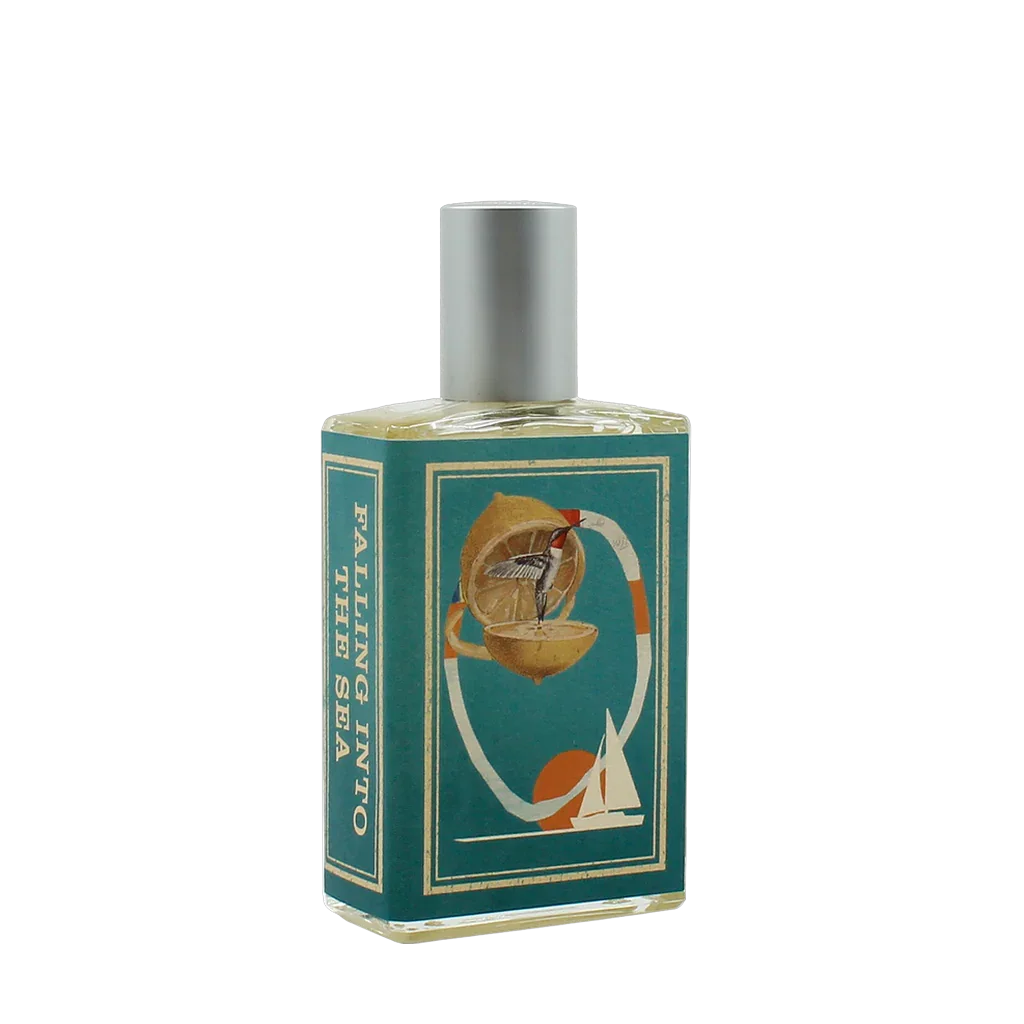 Freigestellter Flakon von Imaginary Authors FALLING INTO THE SEA Eau de Parfum – erfrischender Unisexduft mit sonniger Zitrusfrische bei scent amor entdecken
