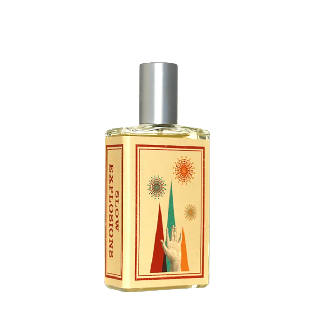 Freigestellter Flakon von Imaginary Authors SLOW EXPLOSIONS Eau de Parfum – exotischer Unisexduft mit sinnlicher Tiefe bei scent amor entdecken