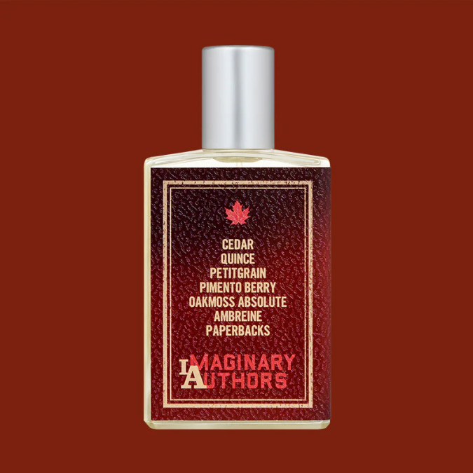 Imaginary Authors The Abandoned Mansion Eau de Parfum, Rückseite des Flakons mit Duftnoten wie Zeder, Quitte und Moos, komplex und ausdrucksstark, erhältlich bei scent amor.