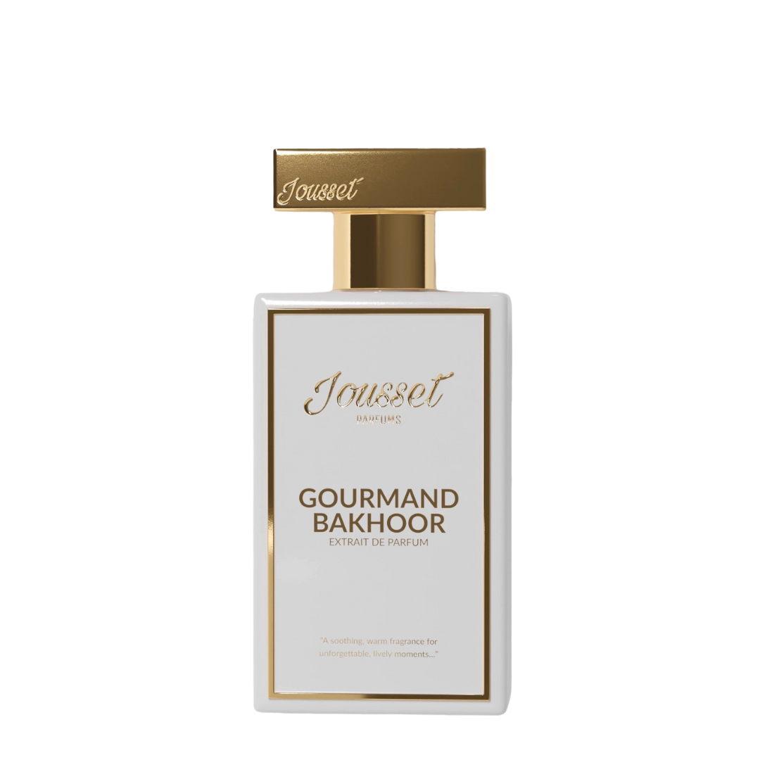 Freigestellter Flakon von Jousset Parfums Gourmand Bakhoor Extrait de Parfum – intensiver Duft mit orientalischer Tiefe bei scent amor entdecken