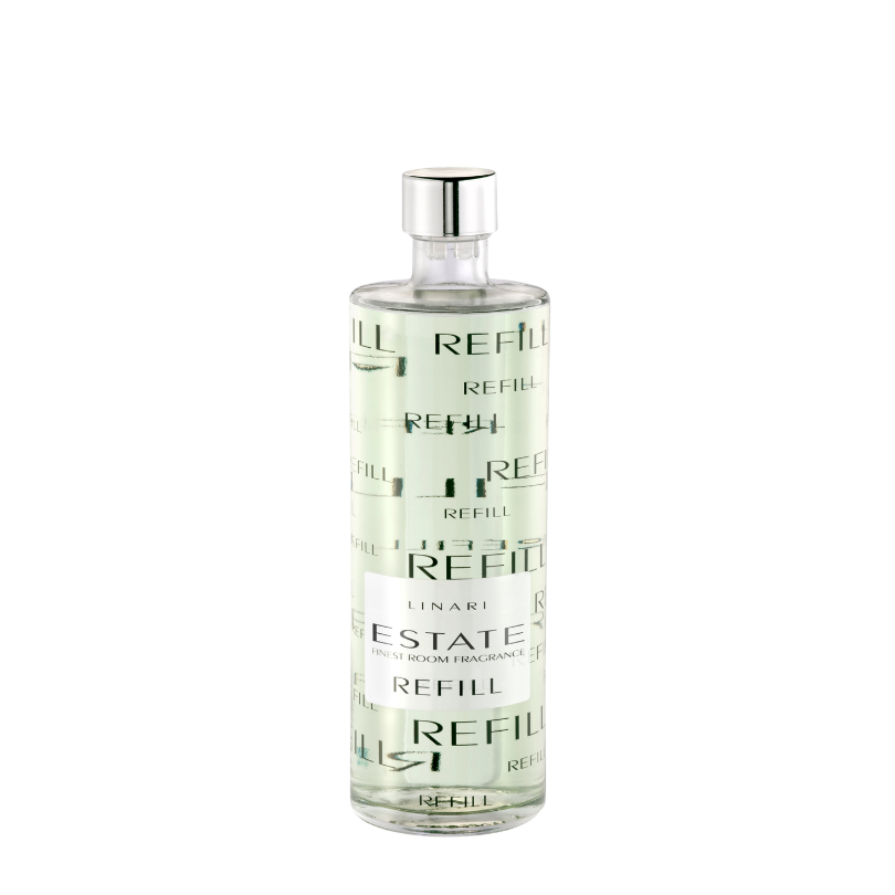Linari Estate Diffuser Refill, eleganter Raumduft-Flakon, frisch und modern, erhältlich bei scent amor.