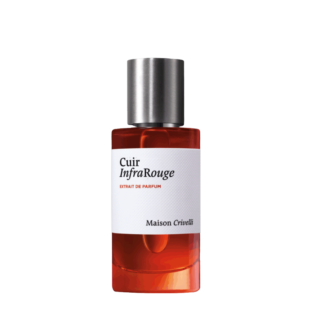 Freigestellter Flakon von Maison Crivelli Cuir Infrarouge Extrait de Parfum – intensiver Lederduft mit würzigem Charakter bei scent amor entdecken