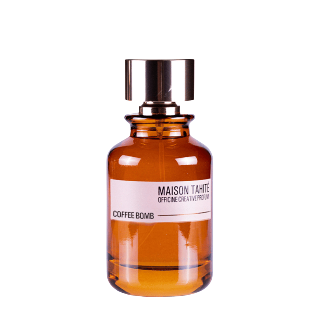 Freigestellter Flakon von Maison Tahité Coffee Bomb Eau de Parfum – intensiver Nischenduft mit aromatischer Kaffee-Note bei scent amor entdecken