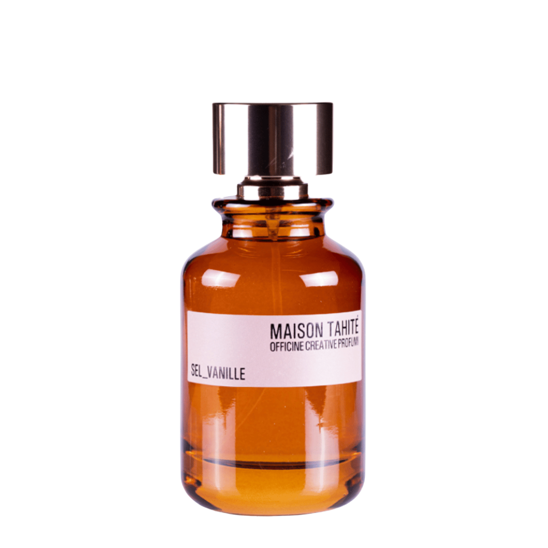 Freigestellter Flakon von Maison Tahité Sel_Vanille Eau de Parfum – moderner Nischenduft mit salzig-süßer Vanillenote bei scent amor entdecken