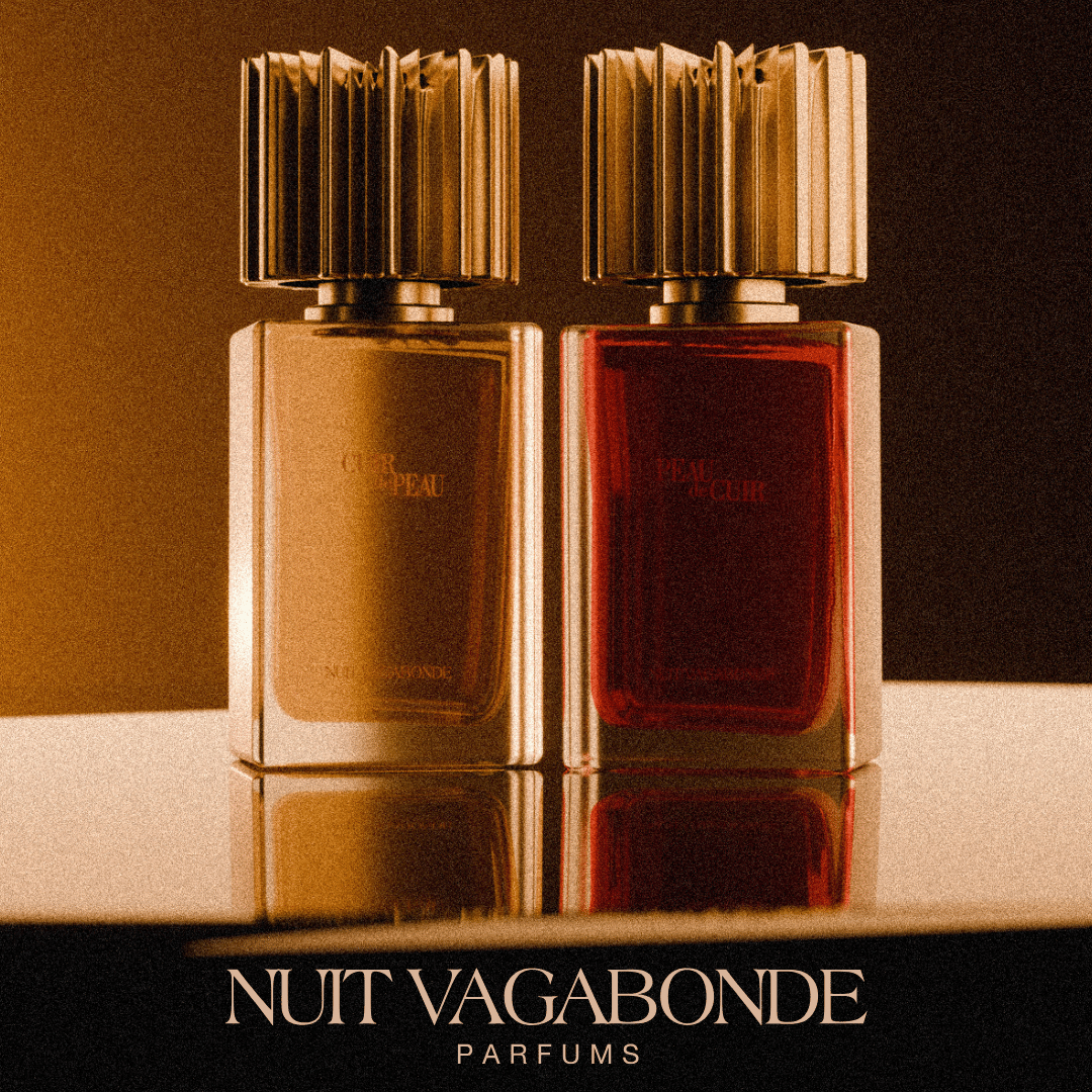NUIT VAGABONDE Parfums - Nischenduft bei scent amor 2 Flakons mit Logo