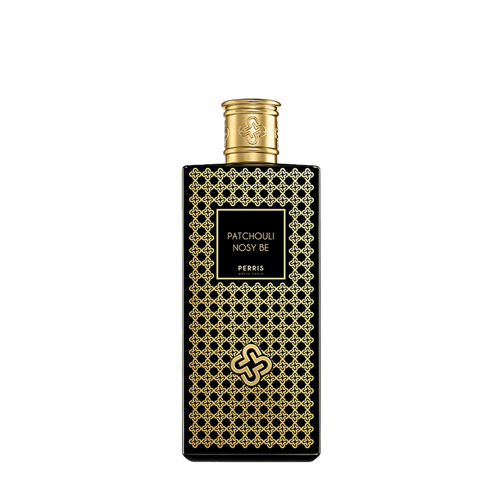 Perris Monte Carlo PATCHOULI NOSY BE Eau de Parfum Flakon freigestellt frontal scent amor