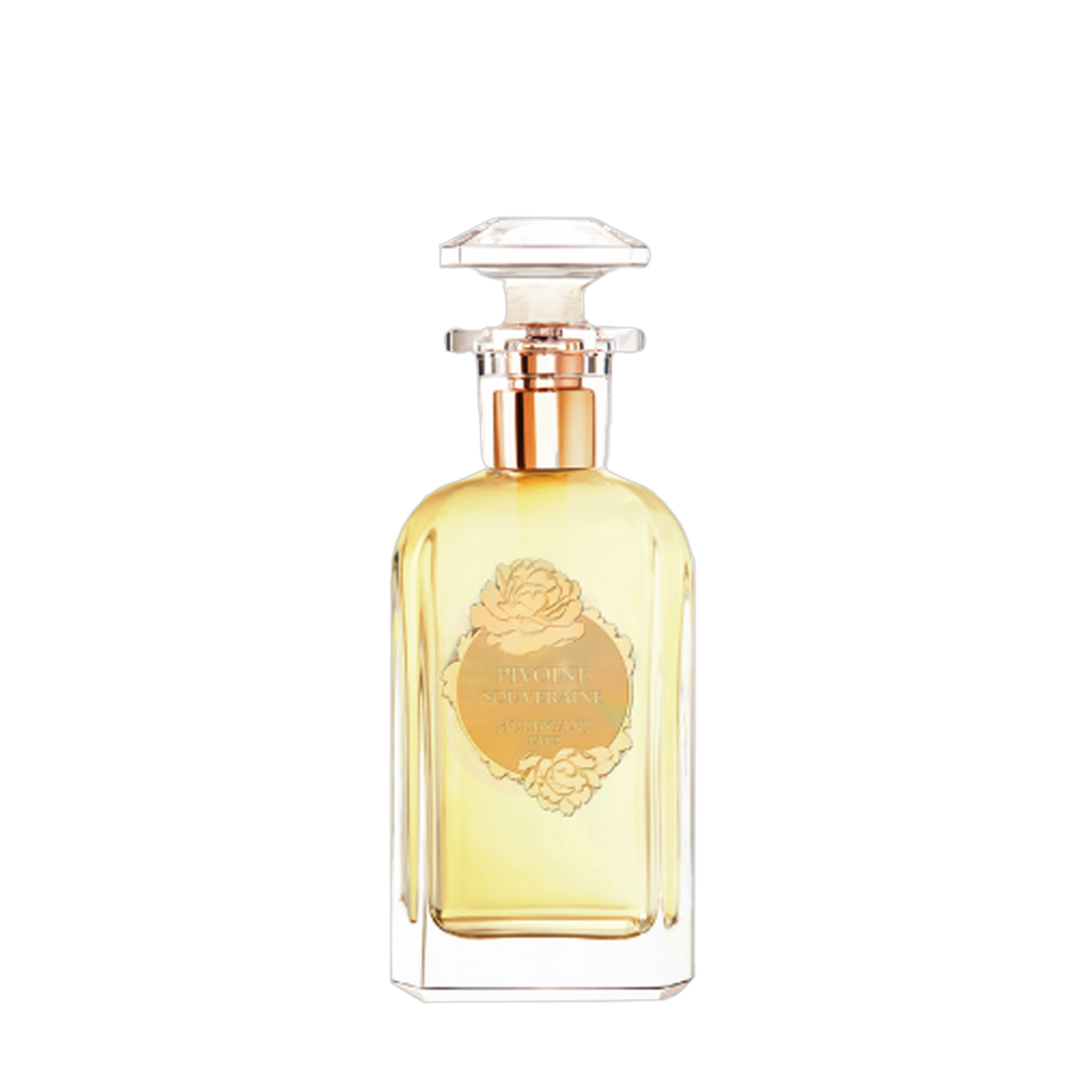 Houbigant Paris PIVOINE SOUVERAINE Eau de Parfum Flakon freigestellt frontal scent amor