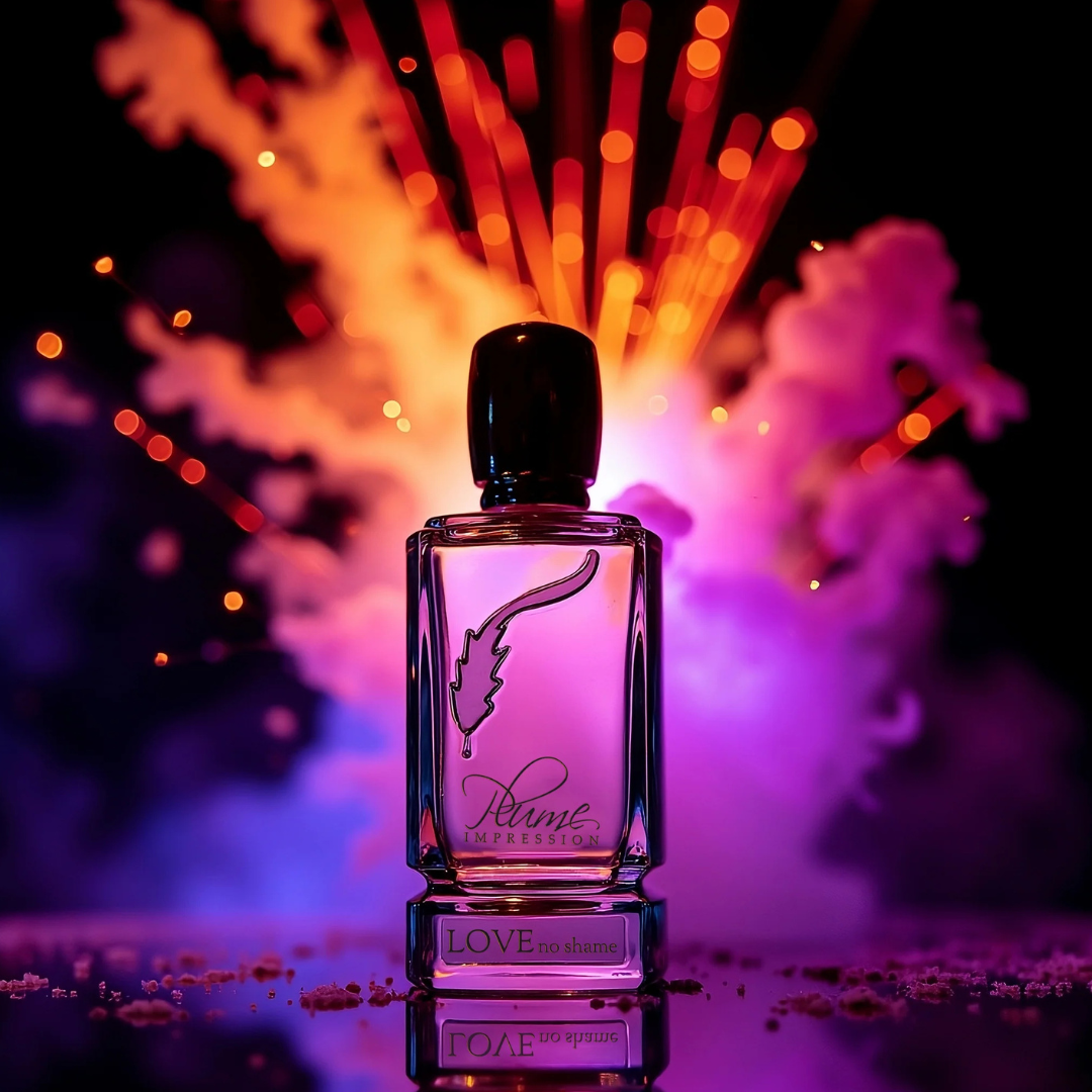 Plume Impression LOVE NO SHAME – Duft der Freiheit und Zärtlichkeit, mit cremiger Erdbeere & Vanille, exklusiv bei scent amor entdecken dem Spezilisten für Nischendüfte