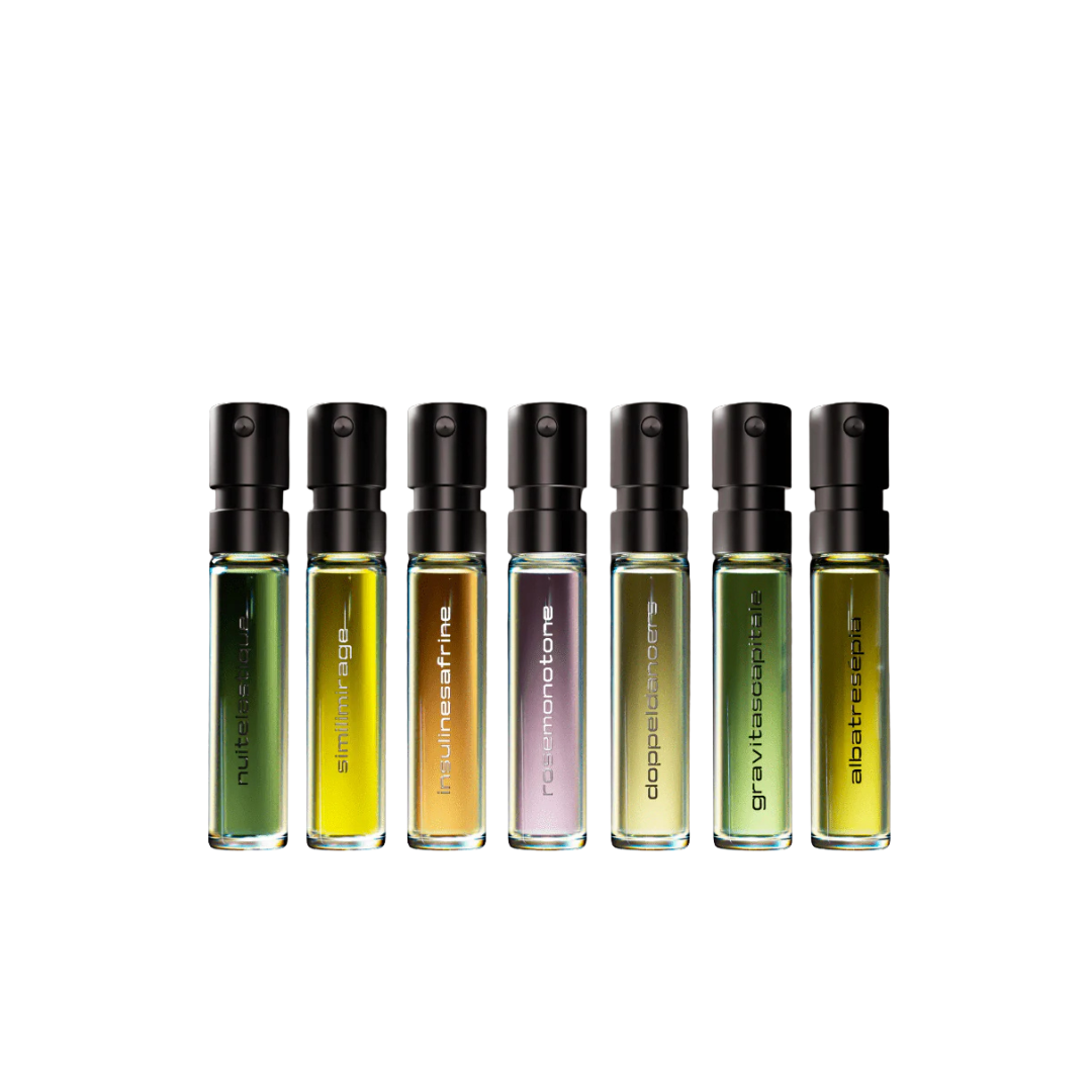 Première Peau Discovery Coffret Extrait de Parfum – Proben freigestellt, elegantes Set außergewöhnlicher Nischendüfte bei scent amor entdecken