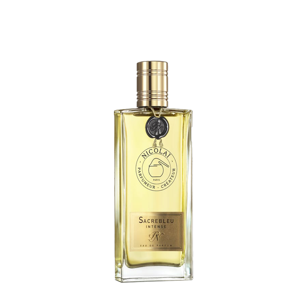 Nicolaï SACREBLEU INTENSE Eau de Parfum Flakon freigestellt frontal scent amor