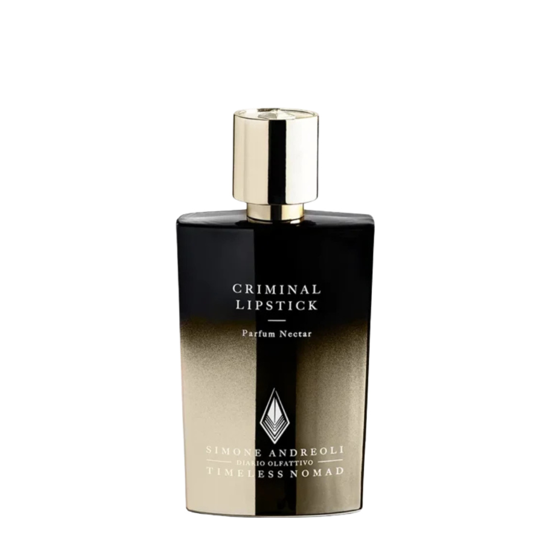 Freigestellter Flakon von Simone Andreoli Criminal Lipstick Parfum Nectar – verführerischer Duft voller Intensität bei scent amor entdecken