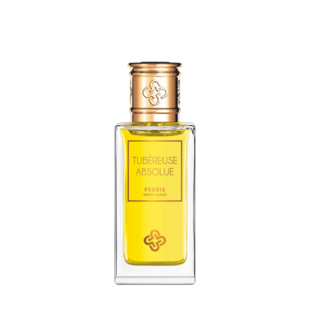 Perris Monte Carlo TUBÉROSE ABSOLUE Extrait de Parfum Flakon freigestellt frontal scent amor