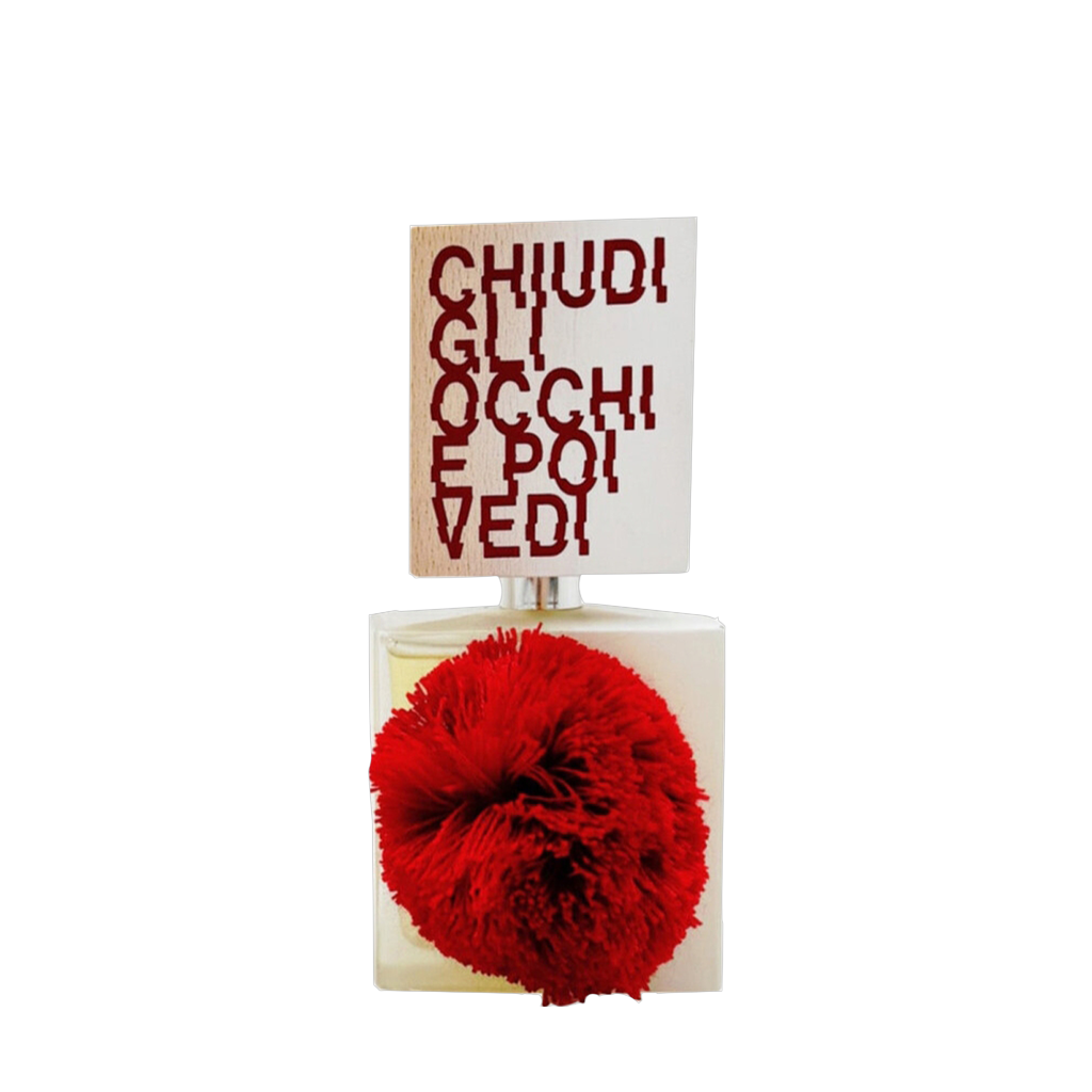 Filippo Sorcinelli CHIUDI GLI OCCHI E POI VEDI Extrait de Parfum Flakon freigestellt frontal scent amor