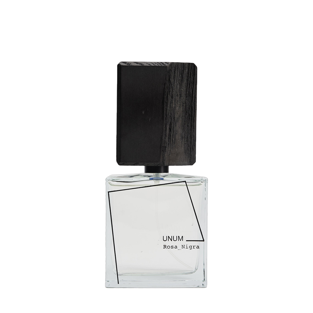 Filippo Sorcinelli UNUM ROSA NIGRA Extrait de Parfum Flakon freigestellt frontal scent amor