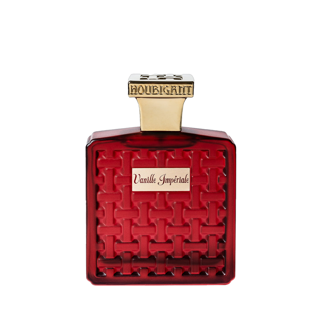 Houbigant Paris VANILLE IMPÉRIALE Eau de Parfum Extrême Flakon freigestellt frontal scent amor